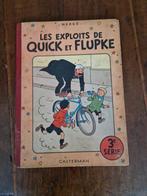 LES EXPLOITS DE QUICK ET FLUPKE: HERGÉ:1949/1950, Boeken, Gelezen, Eén stripboek, Ophalen of Verzenden, Herge