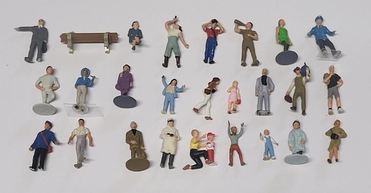 set supermooie figuren van faller preiser merten, Hobby en Vrije tijd, Modeltreinen | H0, Zo goed als nieuw, Ophalen of Verzenden