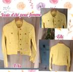 Veste courte d'été pour femme-Jaune-EDC-T.XS, Geel, Ophalen of Verzenden, Maat 34 (XS) of kleiner, Gedragen