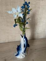 Vase dauphin en porcelaine neuf, Maison & Meubles, Bleu, Moins de 50 cm, Poterie ou Porcelaine, Neuf