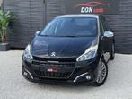 Peugeot 208 1.6 BlueHDi Allure (bj 2016), 1140 kg, Stof, 4 cilinders, Zwart