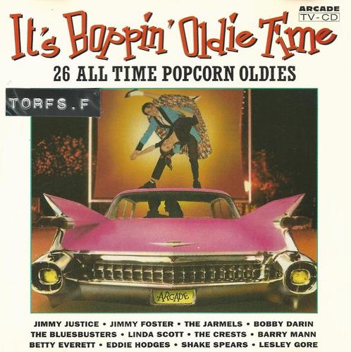 CD - IT' BOPPIN' OLDIE TIME - 26 ALL TIME POPCORN OLDIES, Cd's en Dvd's, Cd's | Pop, Zo goed als nieuw, 1960 tot 1980, Ophalen of Verzenden