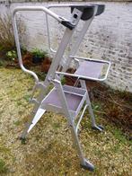 Gazelle Centaure PL3 trapladder met rolplatform, Ophalen, Zo goed als nieuw, Ladder, Opvouwbaar of Inschuifbaar