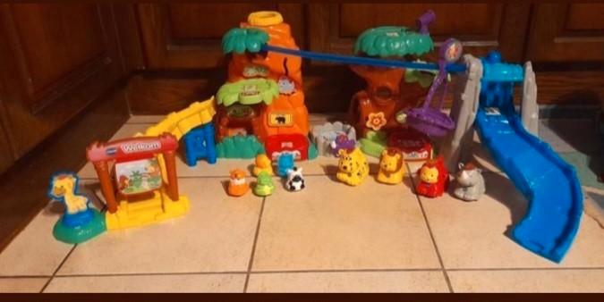 Zoef zoef dieren VTech avonturenjungle, Kinderen en Baby's, Speelgoed | Vtech, Zo goed als nieuw, Ophalen of Verzenden
