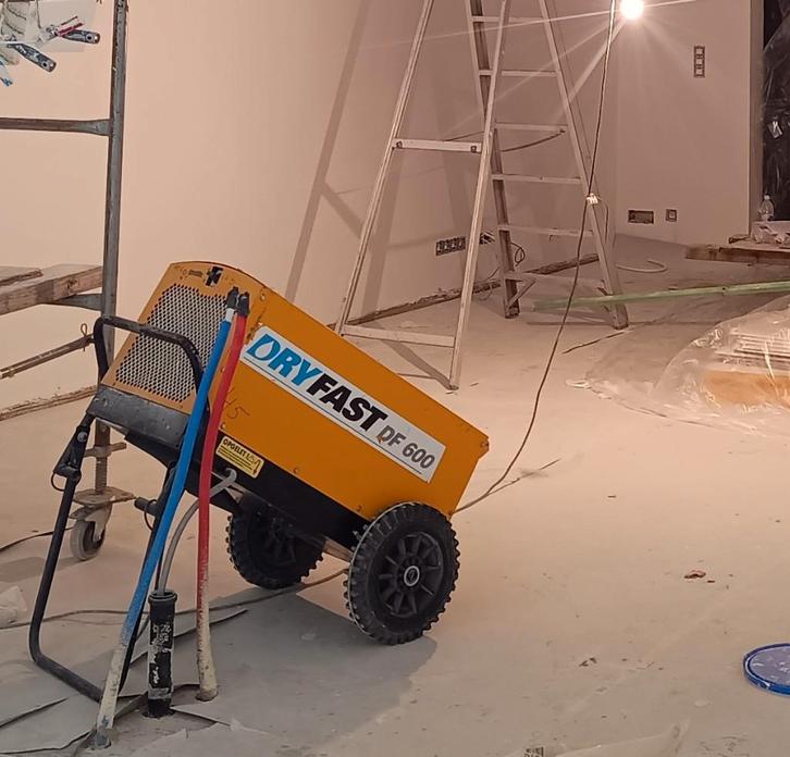 Bouwdroger DRYFAST DF 600 te huur, Bricolage & Construction, Ventilation & Extraction, Comme neuf, Ventilateur, Enlèvement