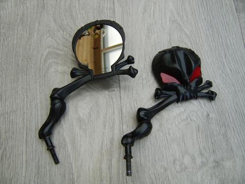 Custom Mirrors Skull Black Jac Win Retroviseurs custom US, Motos, Accessoires | Autre, Comme neuf, Enlèvement ou Envoi