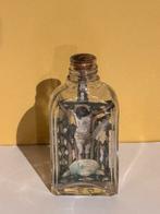 Klein flesje met Jezus aan het kruis, Antiek en Kunst, Ophalen of Verzenden