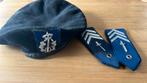 Béret et epaulettes 1er inspecteur - Police Belge, Ophalen of Verzenden, Gedragen