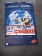 Hélène Segara - affiche "un tour de la terre" - 2009, Collections, Posters & Affiches, Musique, Utilisé, Affiche ou Poster pour porte ou plus grand