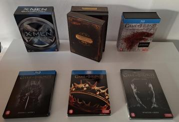 DVD/Blu-ray Boxes : Game of Thrones, X-men, Deadwood beschikbaar voor biedingen