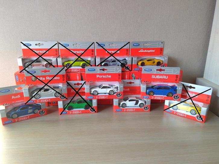 ☼ Nieuwe welly speelgoedauto's schaalmodel - SPORT, Kinderen en Baby's, Speelgoed |Speelgoedvoertuigen, Nieuw, Ophalen of Verzenden