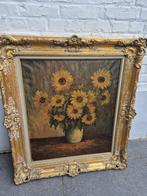 Schilderij met zonnebloemen, Antiek en Kunst, Kunst | Schilderijen | Klassiek, Ophalen