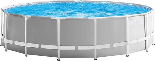 Intex zwembad rond 457*122 en zandfilterpomp, Tuin en Terras, Zwembaden, Gebruikt, Opzetzwembad, 120 cm of meer, 400 cm of meer