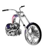 Chopper Walldecor 180 cm - motor chopper, Nieuw, Ophalen