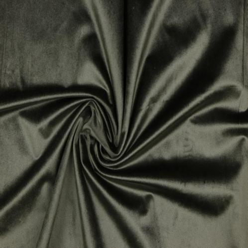 6161)150x100cm Velvet ameublement gris foncé velours, Hobby en Vrije tijd, Stoffen en Lappen, Nieuw, Polyester, 120 cm of meer