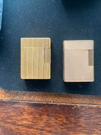 Deux. Briquets Dupont plaqué or vers 1960., Enlèvement, Utilisé, Or, Doré