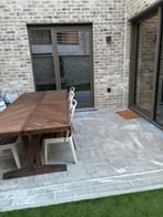 Tuintafel + 6 Stoelen Normannsö, Tuin en Terras, Terrasdelen en Vlonders, Ophalen, Zo goed als nieuw, Hout
