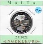 2 euros Malte 2021 Temple Tarxien coloré, Enlèvement ou Envoi, Malte, 2 euros
