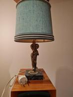Vintage marmeren vloerlamp, Huis en Inrichting, Lampen | Tafellampen, Gebruikt, Ophalen of Verzenden