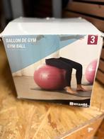 Ballon de gym taille 3 Décathlon, Sports & Fitness, Gymnastique, Enlèvement, Comme neuf, Rose