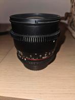 Samyang 85mm T1.5 AS UMC II Cine, Canon EF Mount, Audio, Tv en Foto, Foto | Lenzen en Objectieven, Ophalen, Zo goed als nieuw