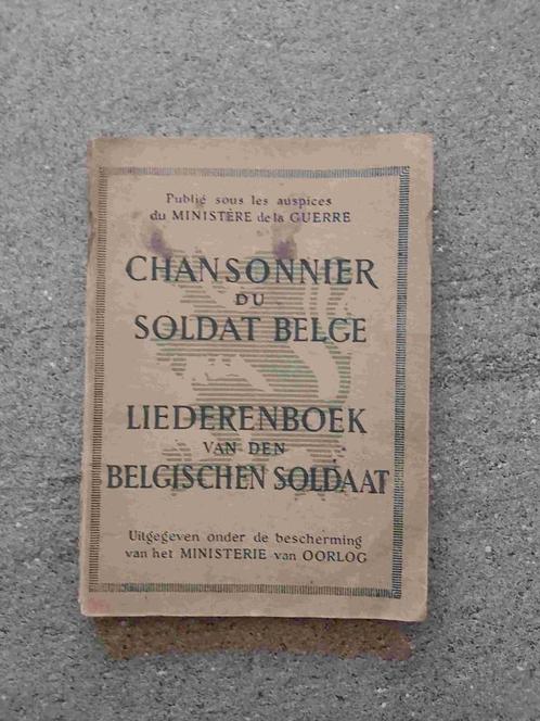 Lied Chanson Armée Leger Zang Guerre Oorlog België Belgique, Verzamelen, Militaria | Algemeen, Landmacht, Boek of Tijdschrift