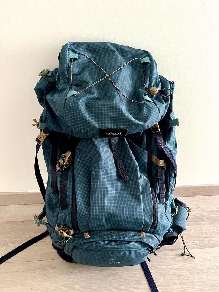Rugzak 50+10L, Sport en Fitness, Bergsport en Wandelen, Gebruikt, Rugzak, Ophalen