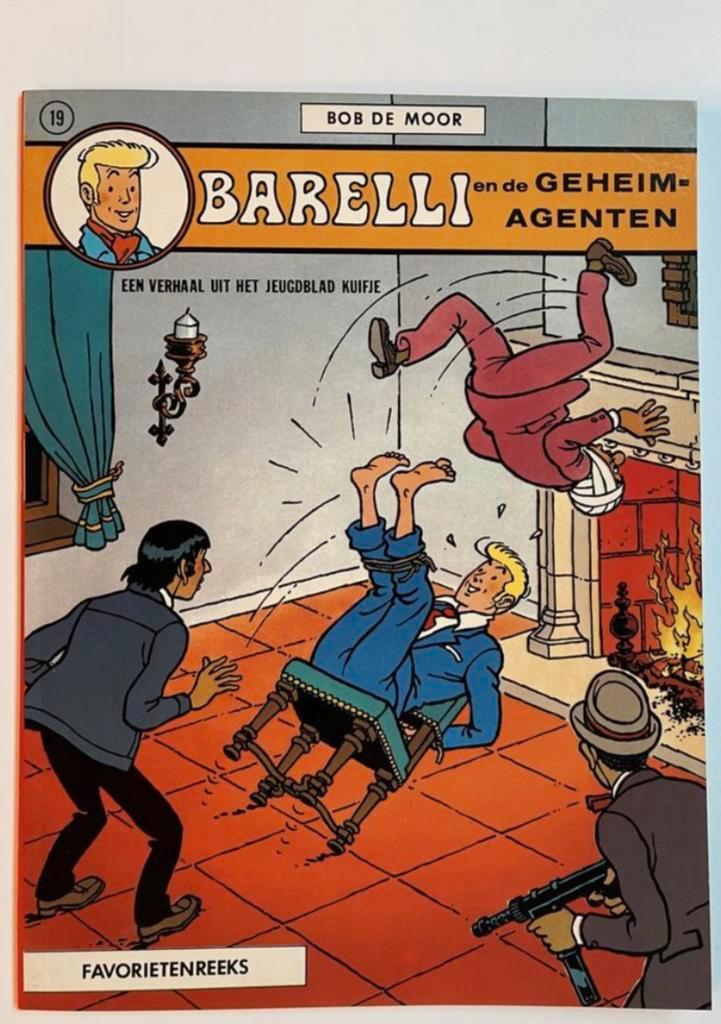 Barelli Barelli en de geheim-agenten sc, Boeken, Stripverhalen, Zo goed als nieuw, Ophalen of Verzenden