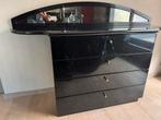 Dressoir (zwart metalic), Huis en Inrichting, Ophalen, 50 tot 100 cm, Zo goed als nieuw, Overige houtsoorten