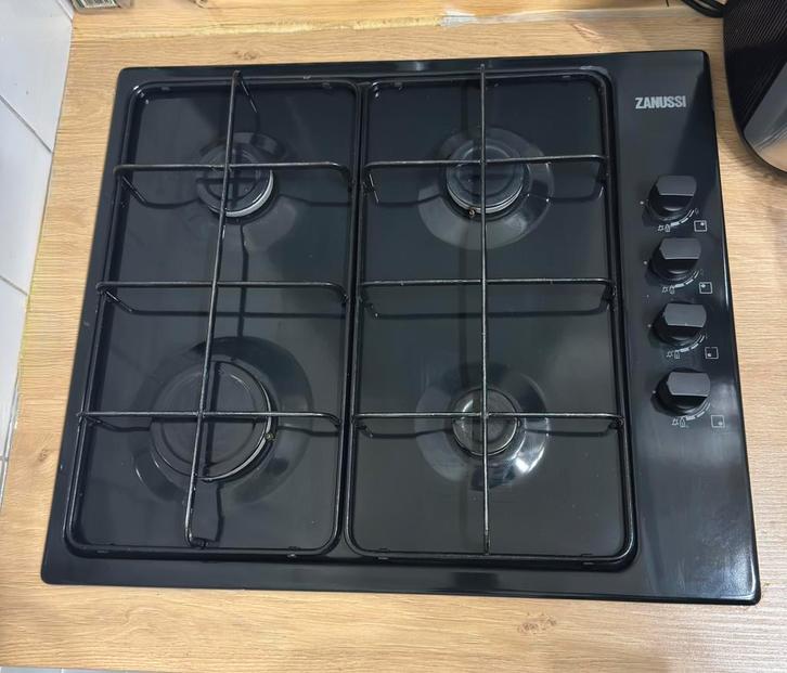 Zanussi kookplaat — 4 gasbranders, Elektronische apparatuur, Kookplaten, Zo goed als nieuw, Gas, Ophalen of Verzenden