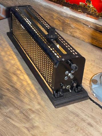 Unieke lamp in kooi zwart Industrieel metaal beschikbaar voor biedingen