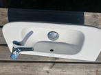 Lavabo 50 cm met kraan, Ophalen, Zo goed als nieuw, Wastafel