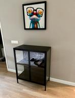 Vitrinekast | design | metaal, Ophalen, Zo goed als nieuw, Glas