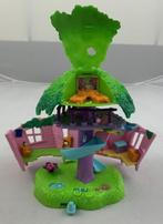 Ensemble de jeu Polly Pocket Jungle Pets Tree House Vintage, Collections, Utilisé, Enlèvement ou Envoi