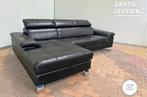 GRATIS LEVERING HEEL BE Echt Leer Hoekbank met Chaise Longue, Huis en Inrichting, 250 tot 300 cm, Hoekbank, Ophalen of Verzenden