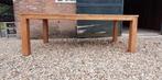 Showroommodel Rustieke Teak tuintafel 220 cm, Tuin en Terras, Tuintafels, Ophalen, Zo goed als nieuw, Rechthoekig, Teakhout