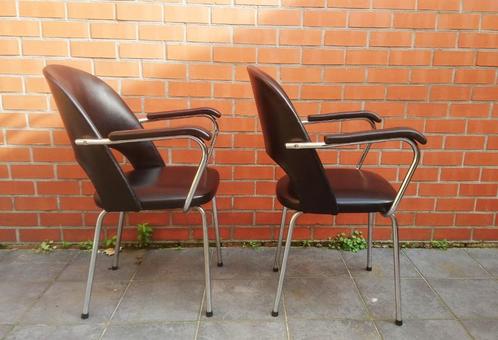 2 x ARMSTOEL vintage 50's, Antiek en Kunst, Antiek | Meubels | Stoelen en Sofa's, Ophalen