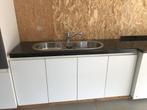 keuken met granieten blad, Huis en Inrichting, Ophalen, Gebruikt, Wit, 150 tot 200 cm