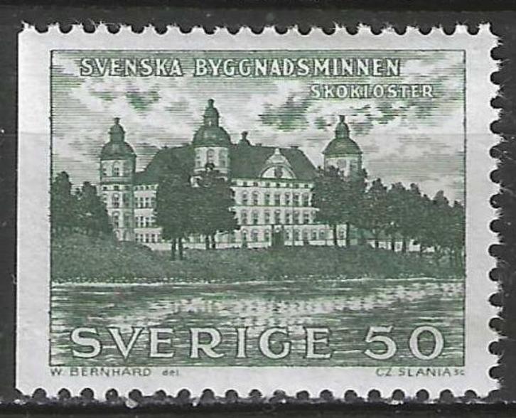 Zweden 1962 - Yvert 496a - Kasteel Skokloster - Links (PF), Postzegels en Munten, Postzegels | Europa | Scandinavië, Zweden, Verzenden