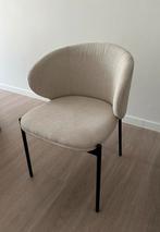 EETKAMER STOELEN WIT / LICHTGRIJS, Huis en Inrichting, Wit, Ophalen of Verzenden, Zo goed als nieuw, Tijdloze look