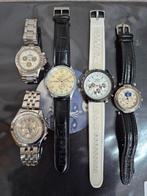 Partij horloges lot horloges verzameling heren, Overige merken, Staal, Gebruikt, Staal