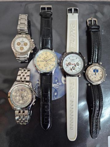 Partij horloges lot horloges verzameling heren beschikbaar voor biedingen