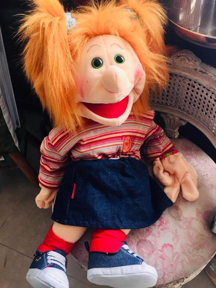 Mooie grote educatieve handpop (75cm)/ Living Puppets, Kinderen en Baby's, Speelgoed | Poppen, Gebruikt, Overige typen, Ophalen of Verzenden