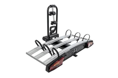 Menabo Alcor 3 fietsendrager – Trekhaak – 3 fietsen, Auto diversen, Fietsendragers, Zo goed als nieuw, Trekhaakdrager, 3 fietsen of meer
