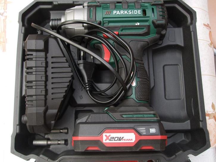 VISSEUSE A CHOC SANS FIL PARKSIDE NEUVE, Doe-het-zelf en Bouw, Gereedschap | Boormachines, Nieuw, Klopboormechanisme, Ophalen