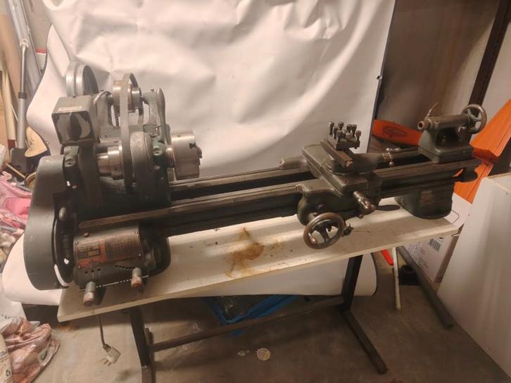 Draaibank South Bend precision Lathe Model A - 9", Doe-het-zelf en Bouw, Draaibanken, Zo goed als nieuw, Metaaldraaibank, 500 tot 1000 mm
