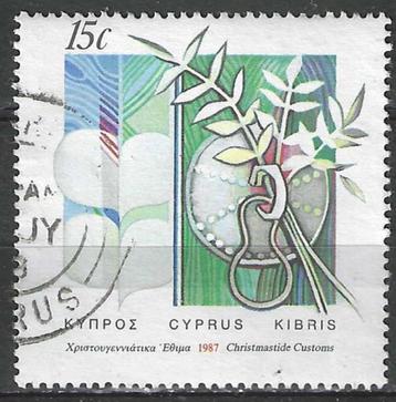 Cyprus 1987 - Yvert 687 - Kerstmis en Nieuwjaar (ST) beschikbaar voor biedingen