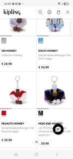 Kipling sleutelhangers 50 stuks, Verzamelen, Ophalen of Verzenden, Zo goed als nieuw, Dier of Natuur