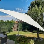 Grote zweefparasol met voet, Tuin en Terras, Parasols, Ophalen, Zo goed als nieuw, Zweefparasol