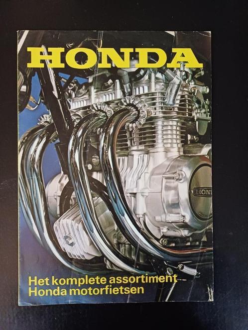 Folder HONDA oa CB200 CB250 CB360 CB350 CB450 CB500 CB750, Boeken, Motoren, Gelezen, Merk of Model, Ophalen of Verzenden